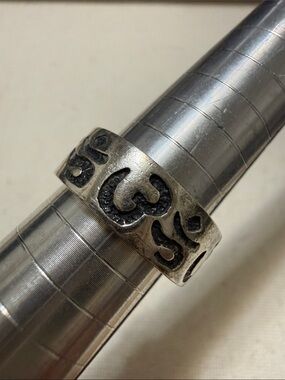 Sterling Silver 925 Indian Statement Ring size 7.5